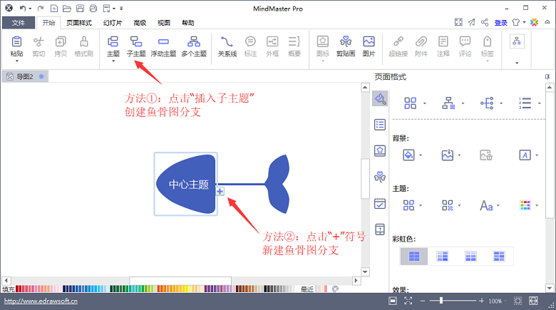 鱼骨图绘制教程