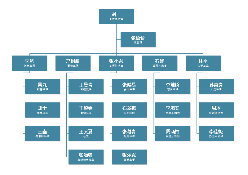 销售公司结构图