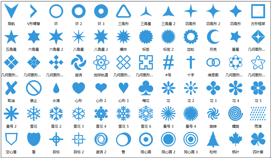 🌊中欧体育(zoty)·中国官方网站
常用形状符号