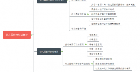 幼师权利思维导图