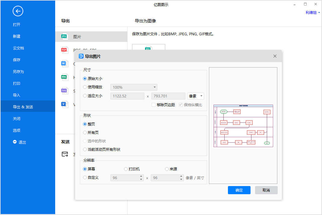 项目流程图保存