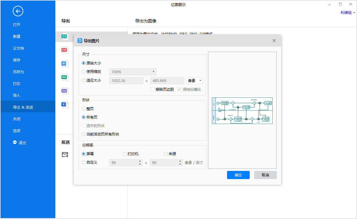 产品流程图导出