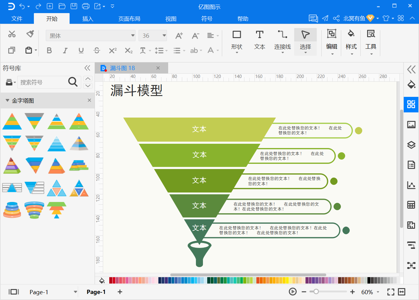 漏斗模型符号