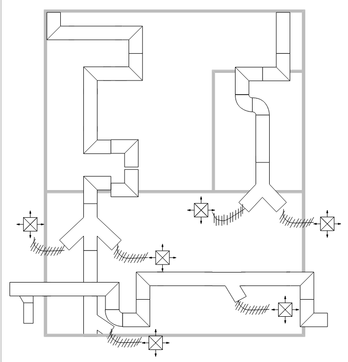 暖气空调平面图