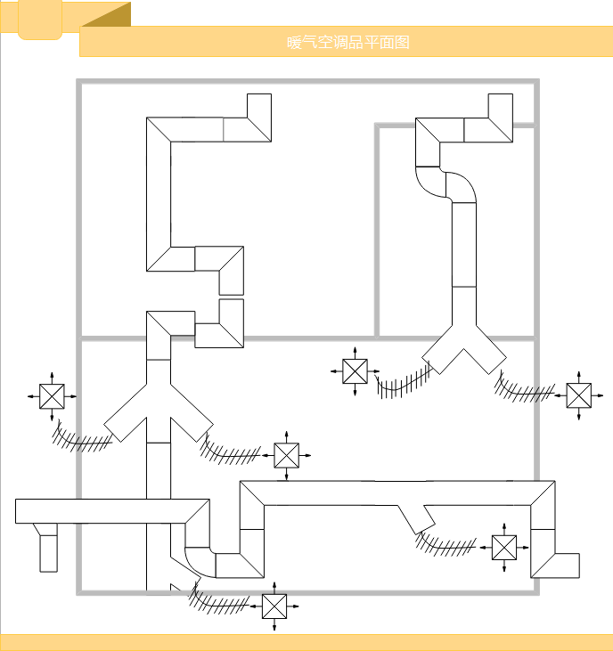 暖气空调平面图